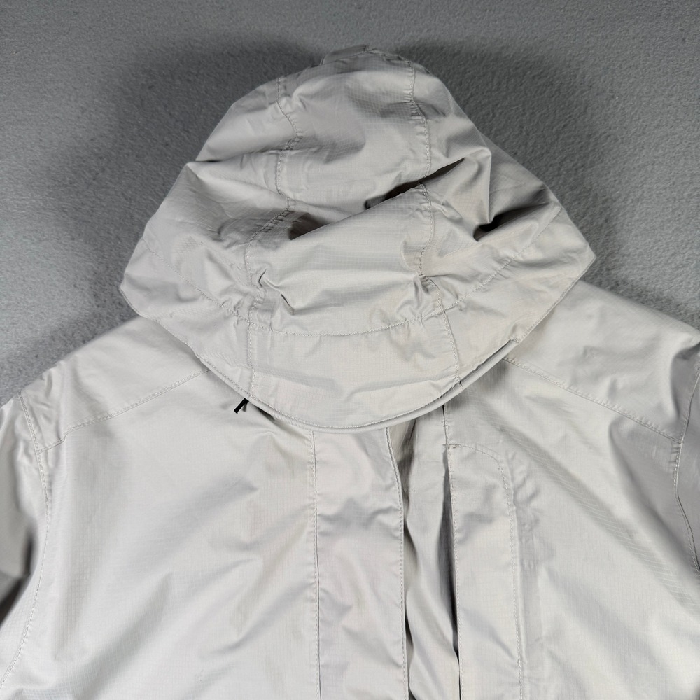 REI Womens Hooded Windbreaker Jacket Gray Full Zip Mesh Lined Size S 681292 - Picture 9 of 16